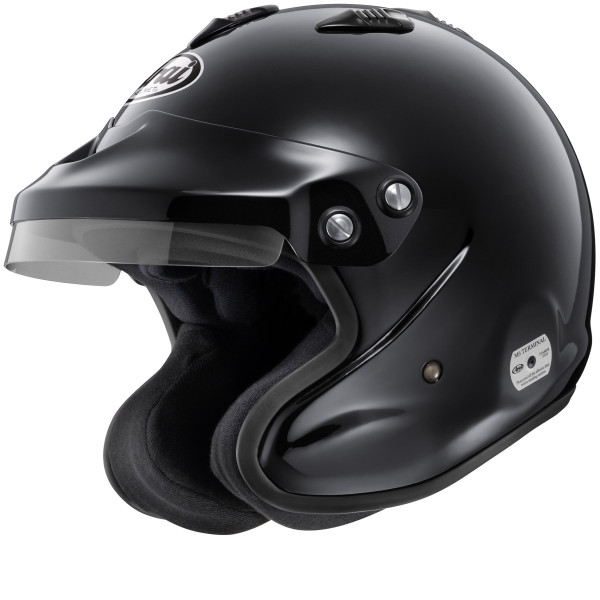 Arai Helmet Gp-J3 (White/Marigold 6 Studs)